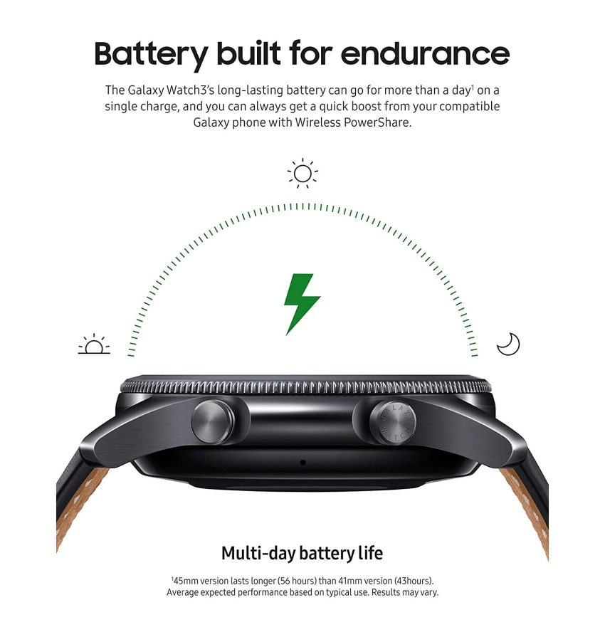 ⁦Samsung Galaxy Watch 3 (45 مم)⁩ - الصورة ⁦2⁩