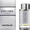مونت بلانك عطر اكسبلورر بلاتينيوم او دي بارفان 100 مل، للرجال