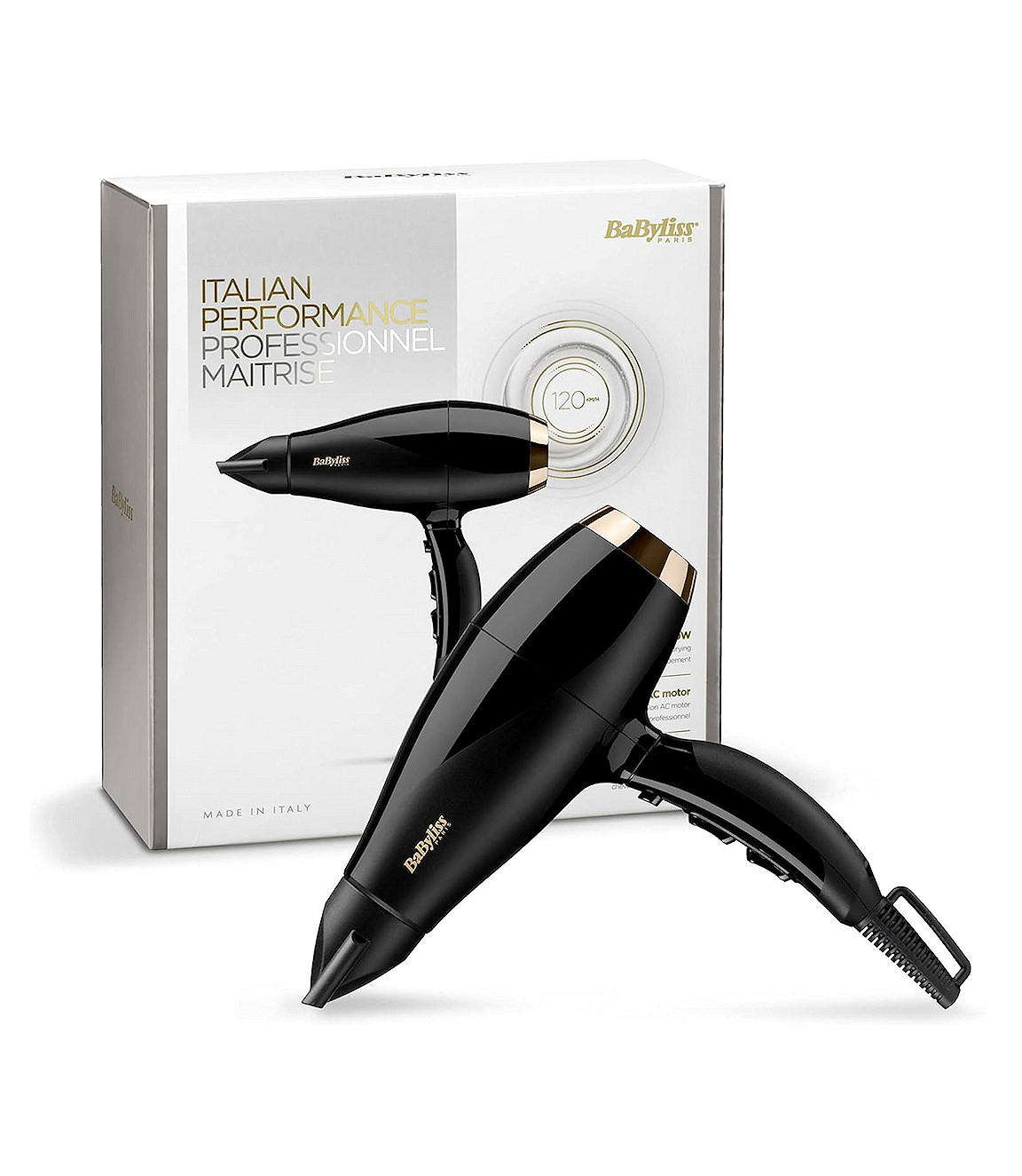 مجفف شعر صناعة إيطالية بقدرة 2300 واط