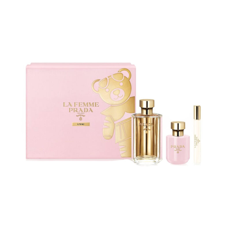 طقم برادا ميلانو لا فيم ليو - أو دي تواليت (نسائي)100مل 3قطع